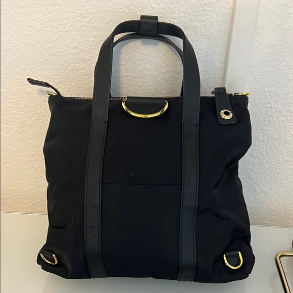 Henri Bendel Black Bag with Gold Hardware - Picture 3 of 6